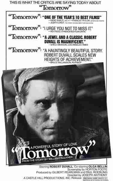 Tomorrow (1972) starring Robert Duvall on DVD on DVD