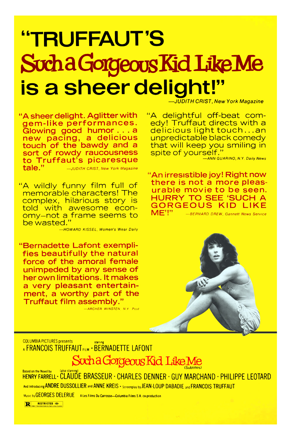 A Gorgeous Girl Like Me (1972) with English Subtitles on DVD on DVD