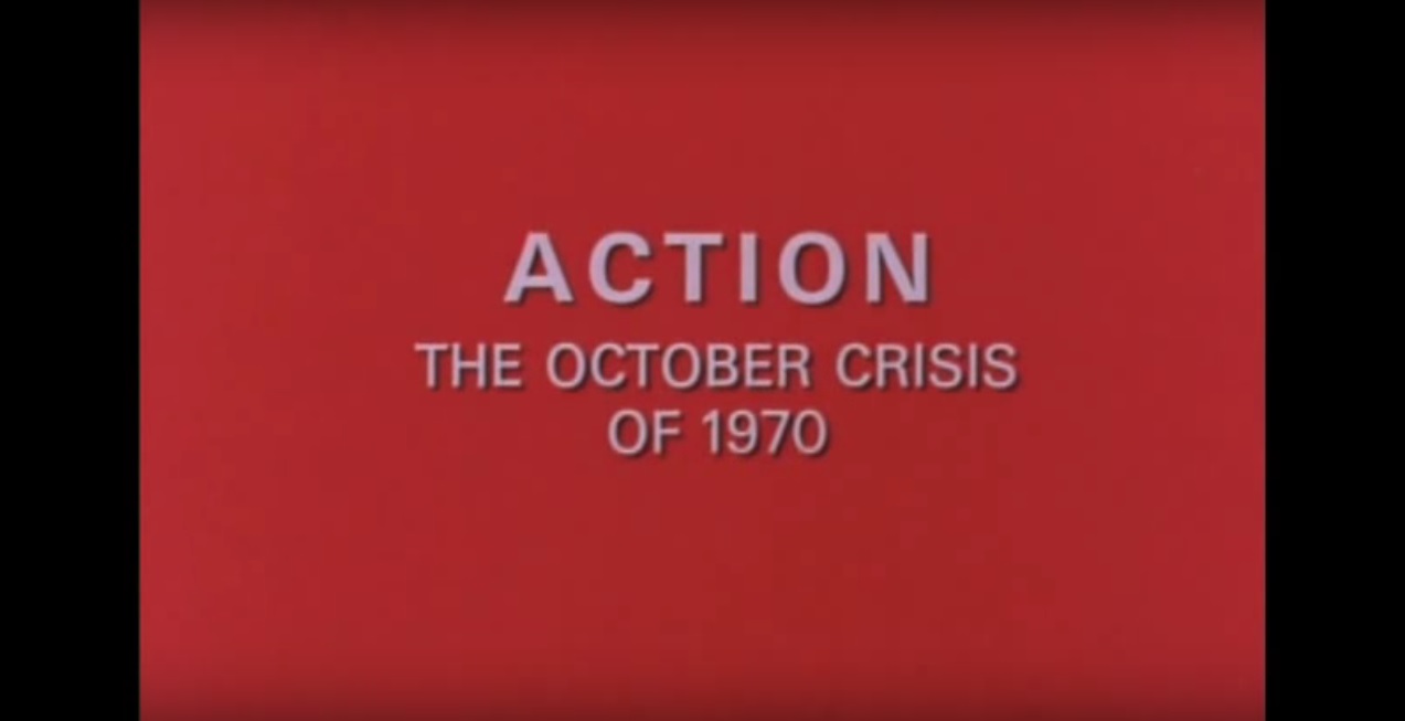 Action: The October Crisis of 1970 (1974) with English Subtitles on DVD on DVD
