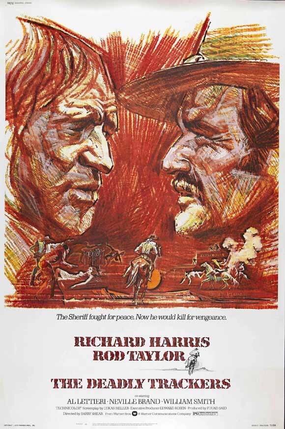 The Deadly Trackers (1973) starring Richard Harris on DVD on DVD