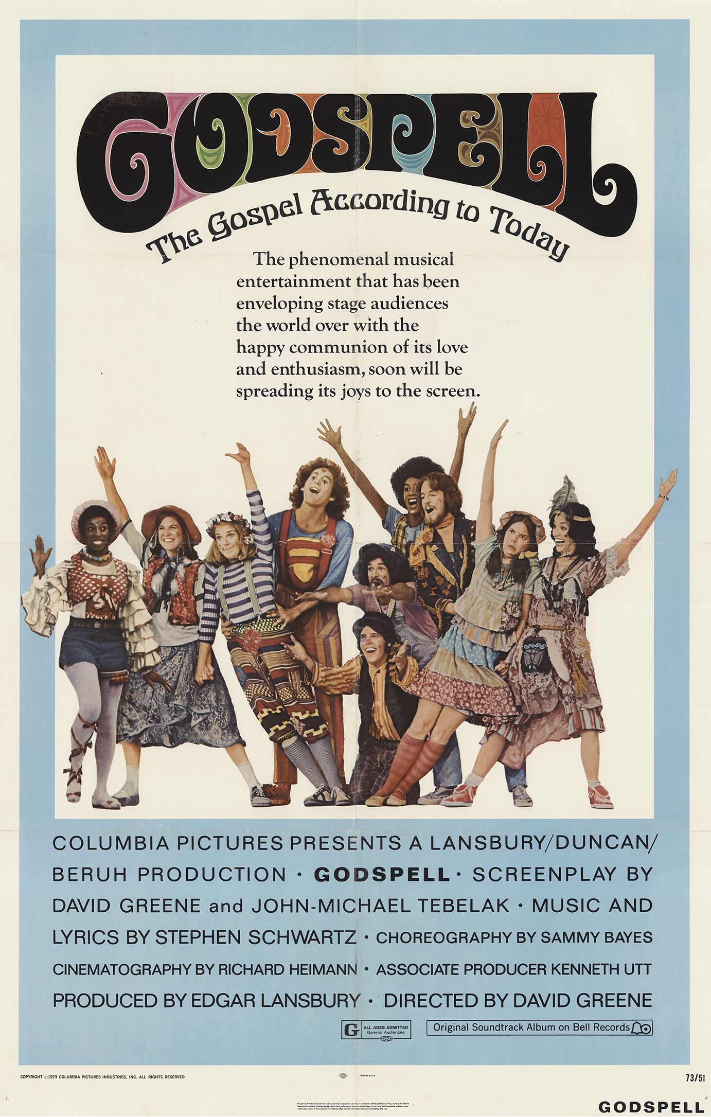 Godspell (1973) with English Subtitles on DVD on DVD