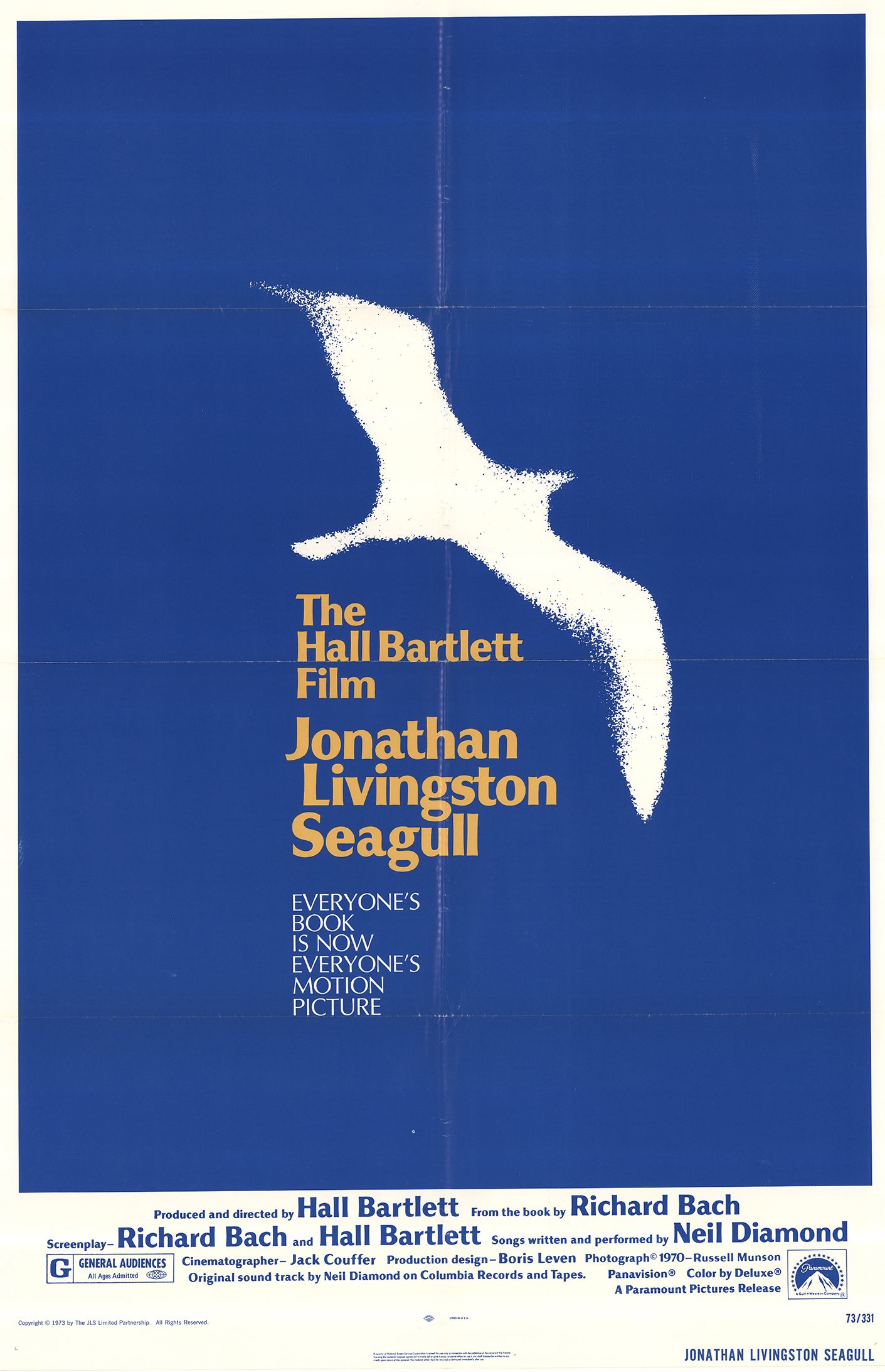 Jonathan Livingston Seagull (1973) starring James Franciscus on DVD on DVD