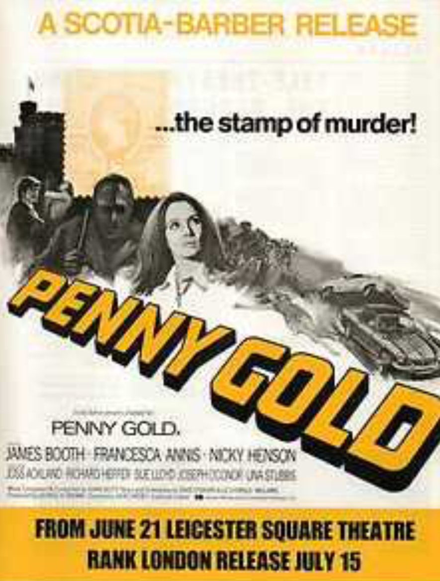 Penny Gold (1973) starring James Booth on DVD on DVD