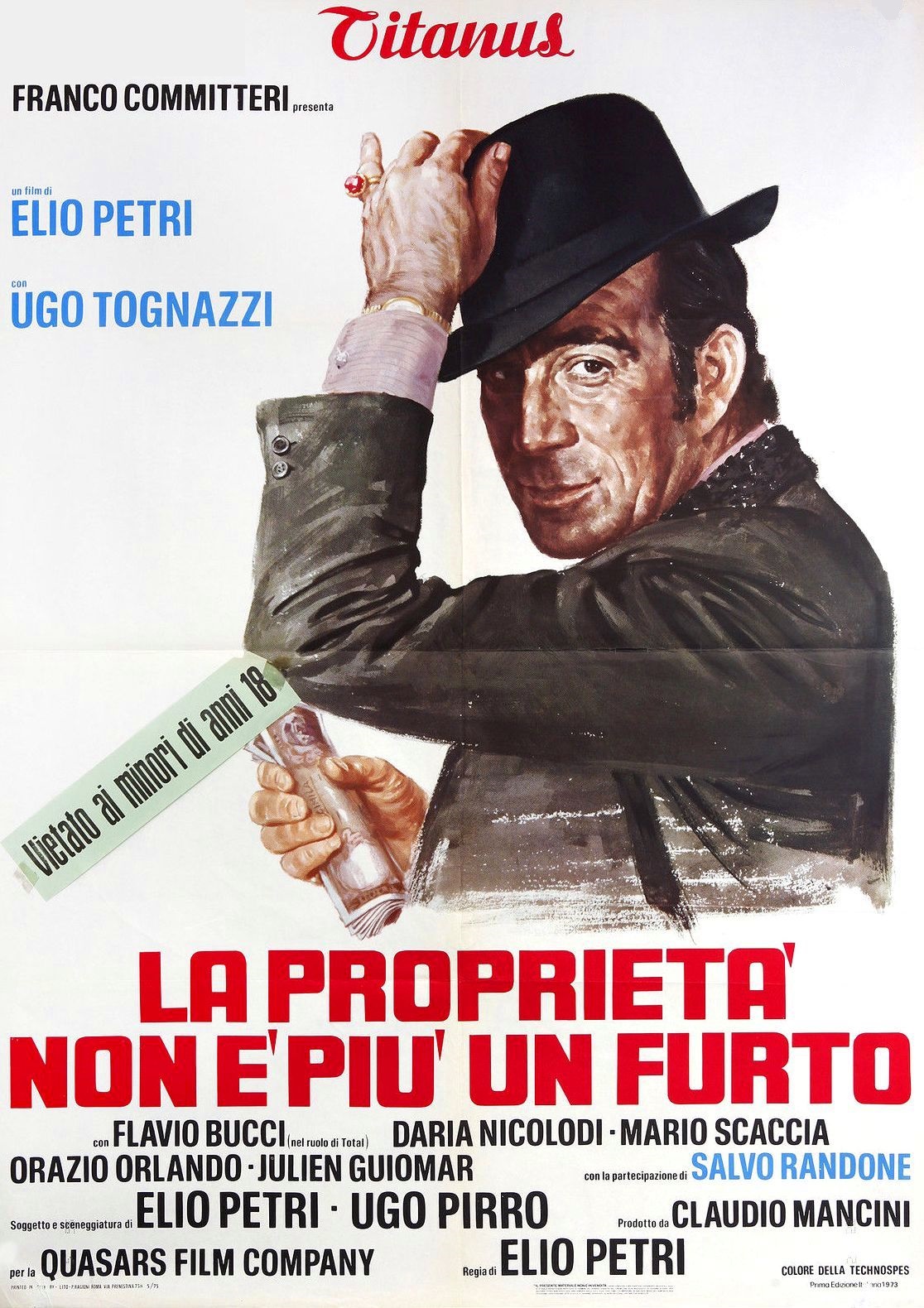 Property Is No Longer a Theft (1973) with English Subtitles on DVD on DVD