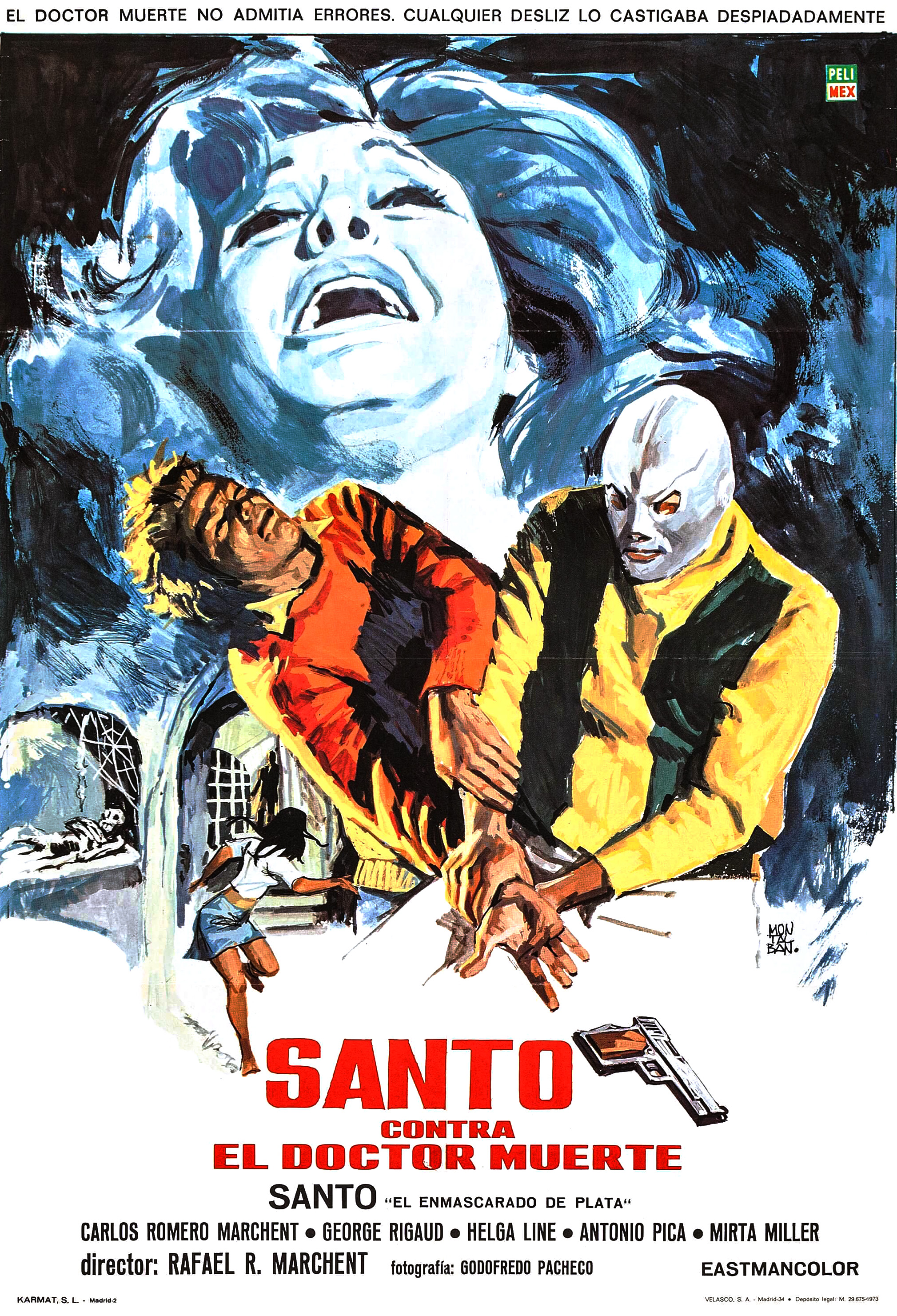 Santo contra el doctor Muerte (1973) with English Subtitles on DVD on DVD