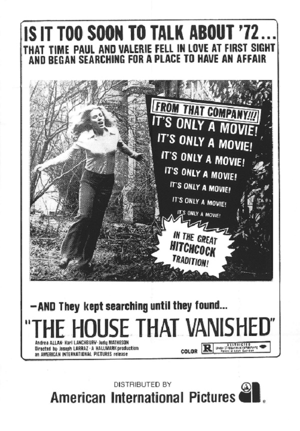 The House That Vanished (1973) starring Andrea Allan on DVD on DVD