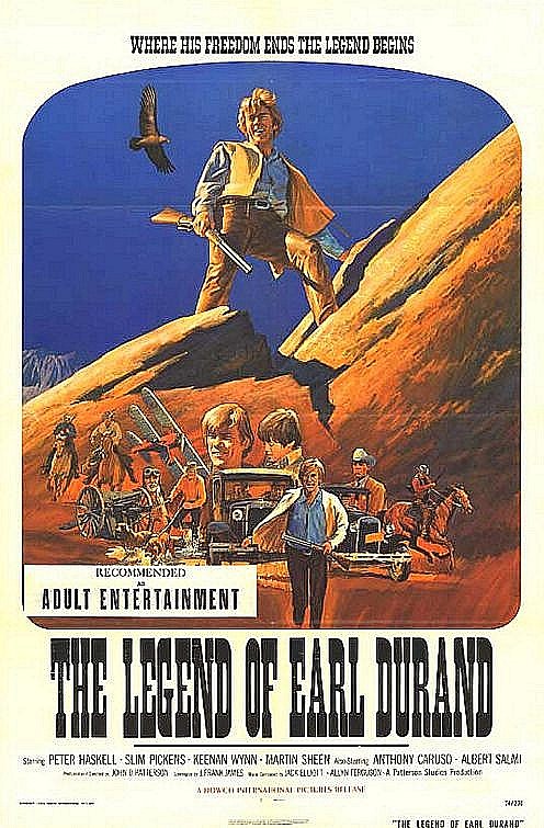 The Legend of Earl Durand (1974) starring Peter Haskell on DVD on DVD