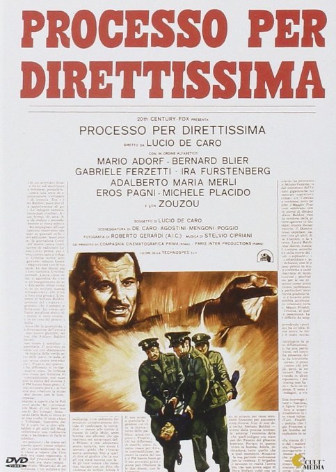 Processo per direttissima (1974) with English Subtitles on DVD DVD Processo per direttissima (1974) Screenshot 1