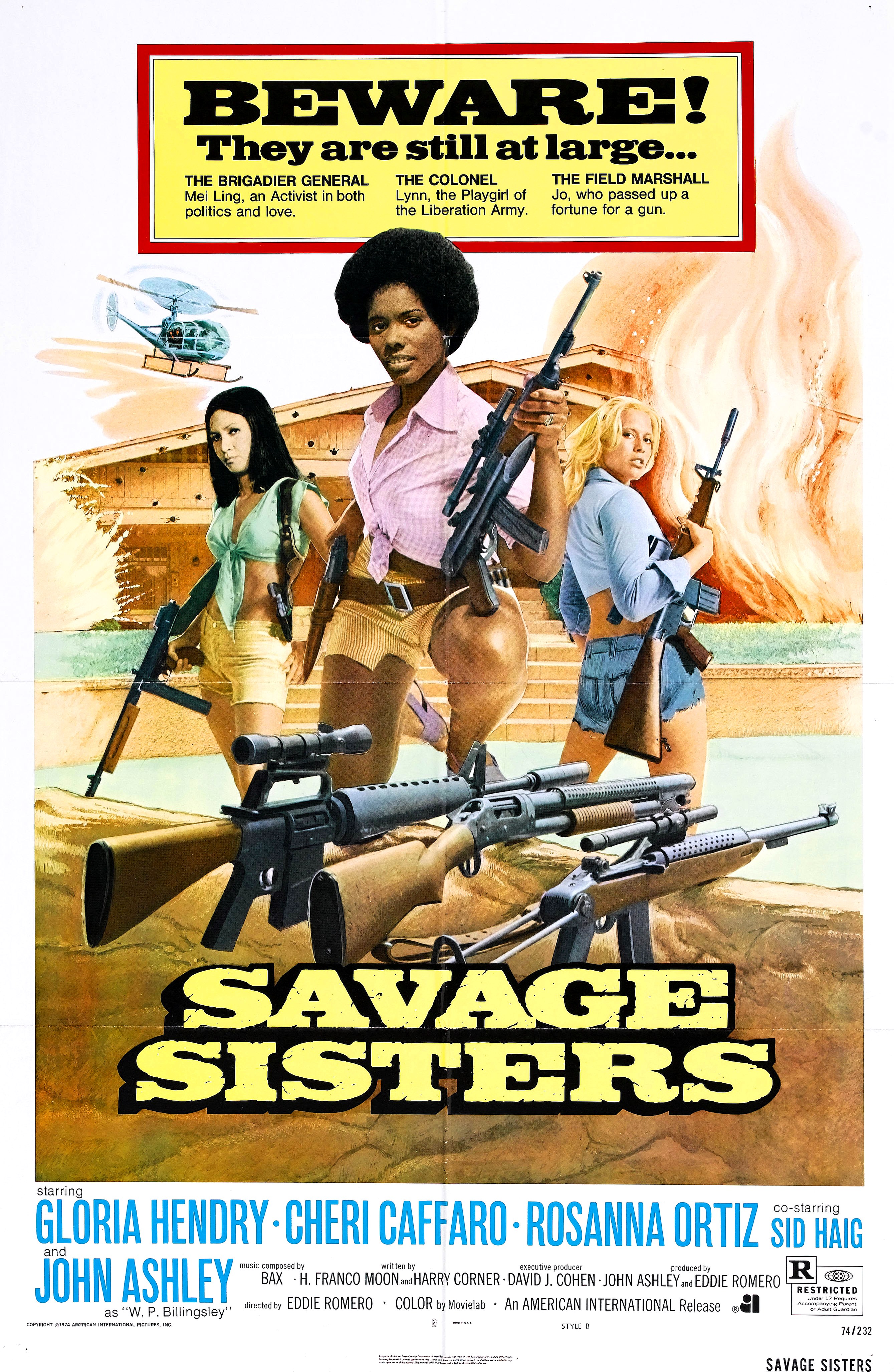 Savage Sisters (1974) starring Gloria Hendry on DVD on DVD