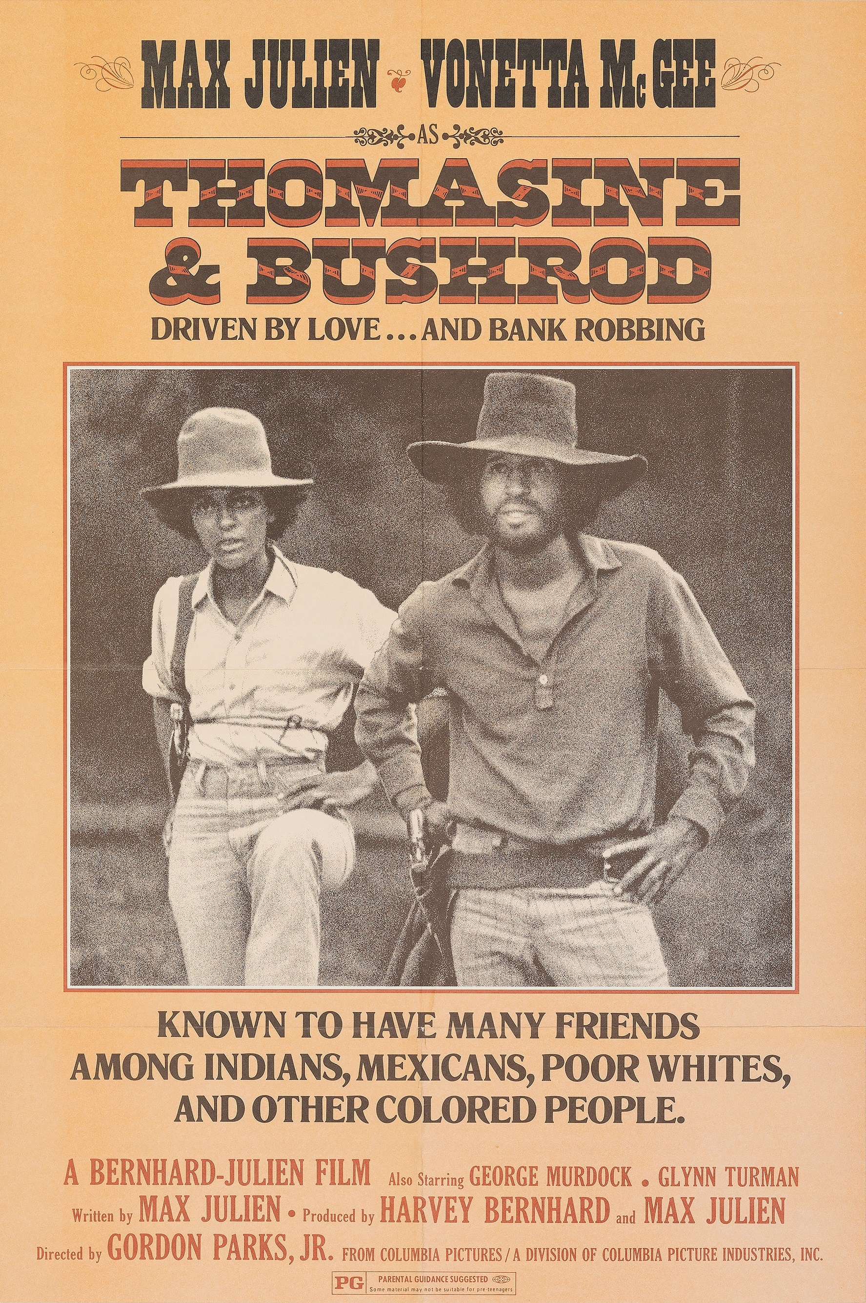 Thomasine & Bushrod (1974) starring Max Julien on DVD on DVD