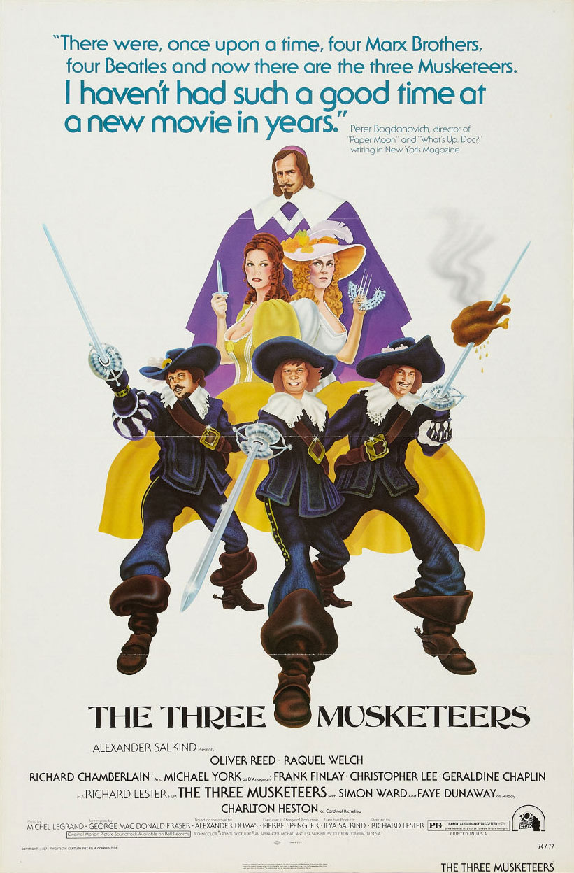 The Three Musketeers (1973) starring Oliver Reed on DVD on DVD