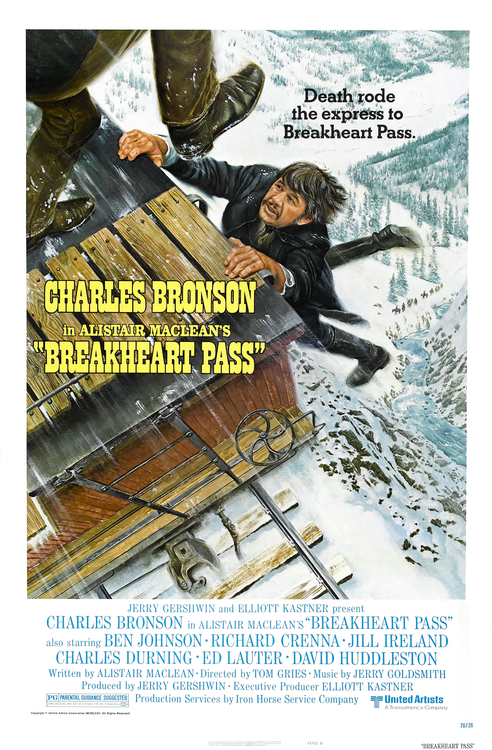 Breakheart Pass (1975) starring Charles Bronson on DVD on DVD