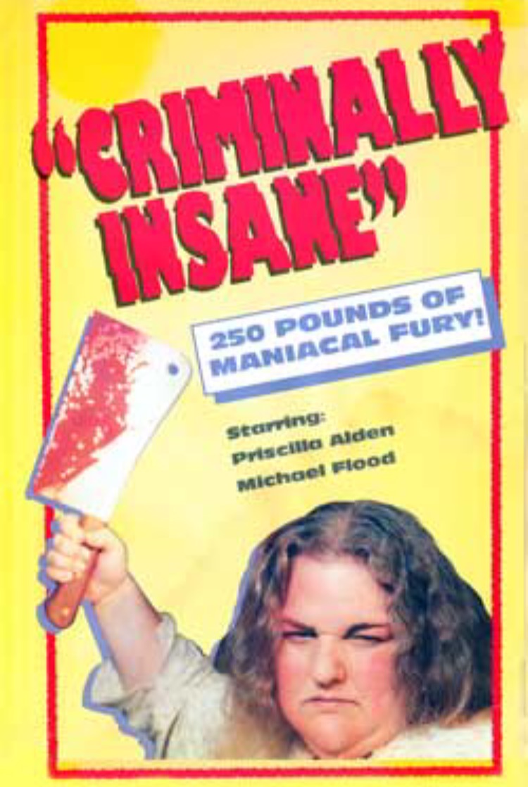 Criminally Insane (1975) starring Priscilla Alden on DVD on DVD