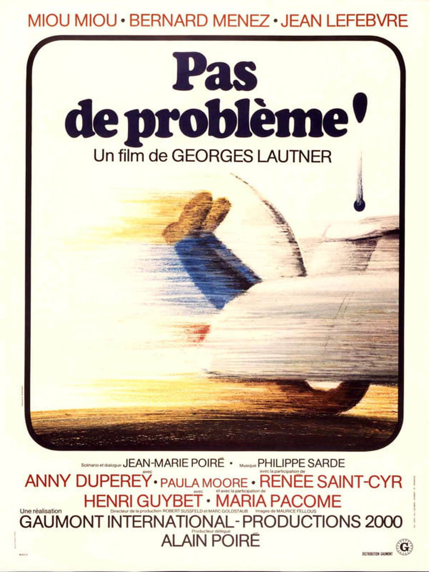 Pas de problème! (1975) with English Subtitles on DVD on DVD