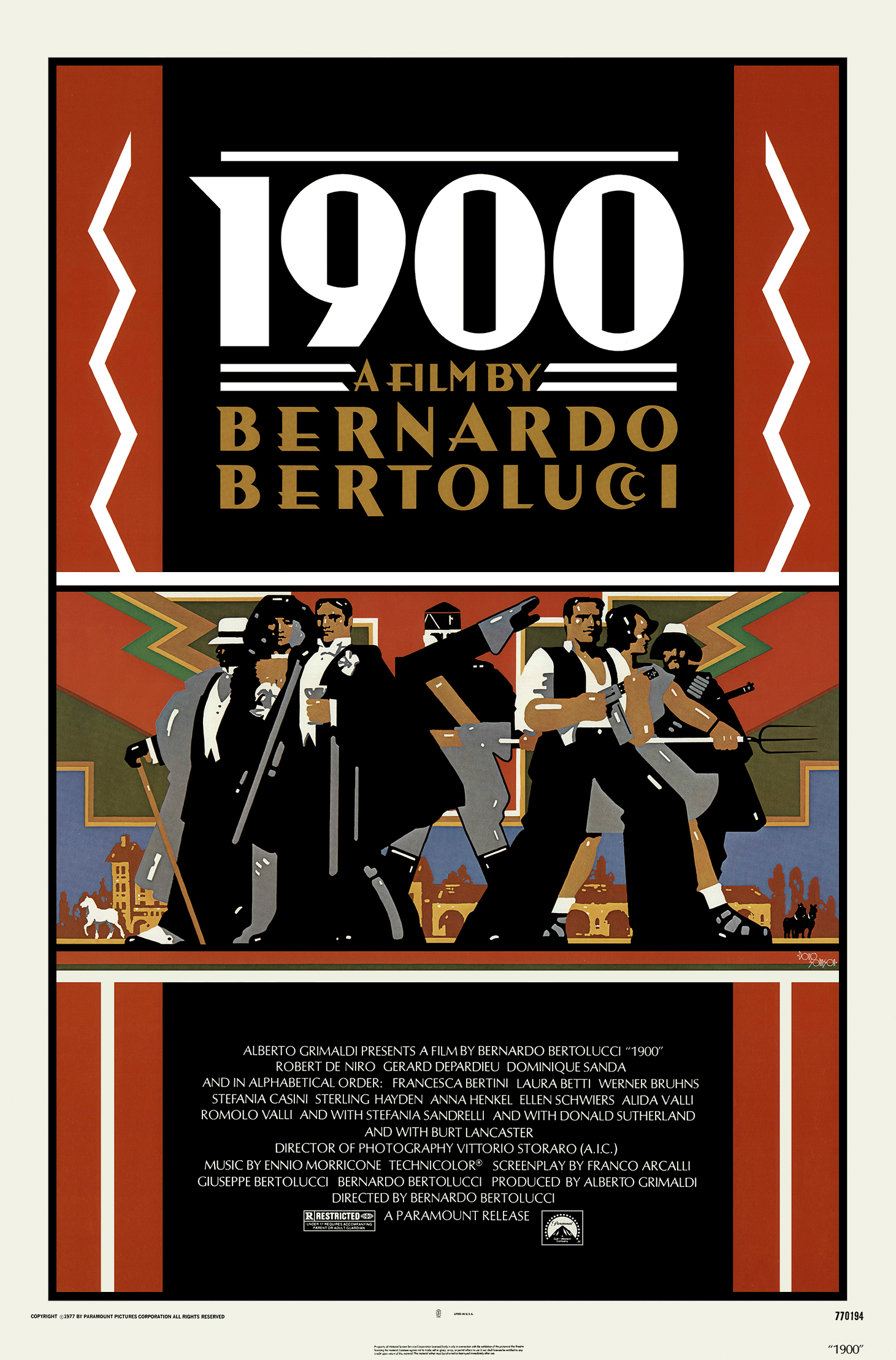 1900 (1976) with English Subtitles on DVD on DVD