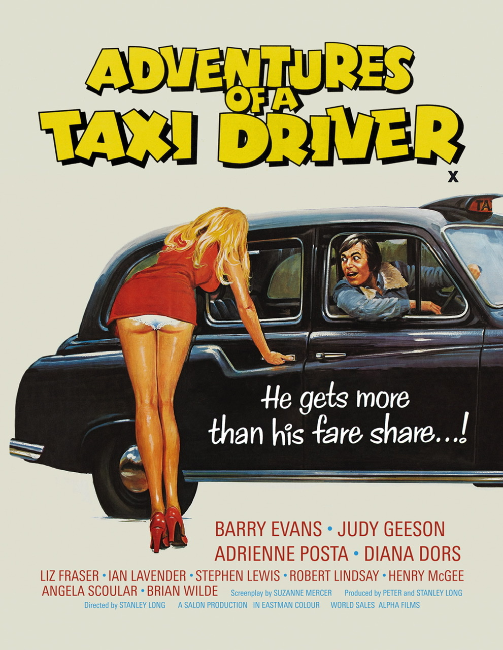 Adventures of a Taxi Driver (1976) starring Barry Evans on DVD on DVD