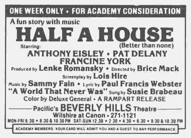 Half a House (1975) Screenshot 1