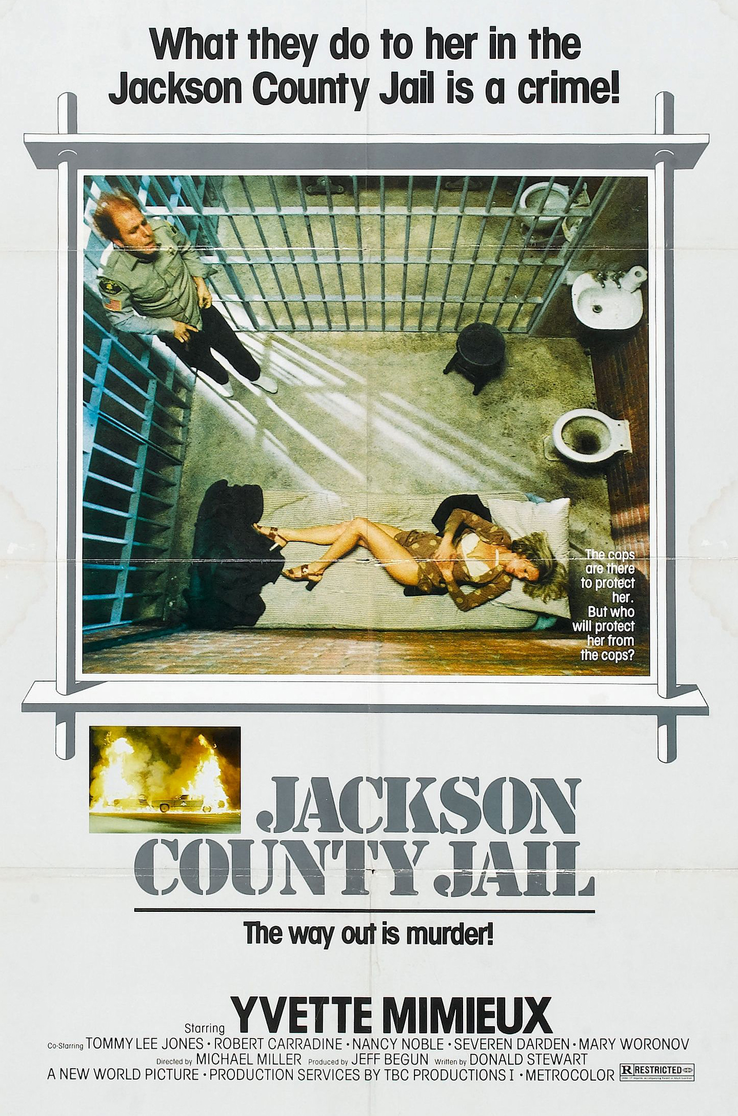 Jackson County Jail (1976) starring Yvette Mimieux on DVD on DVD