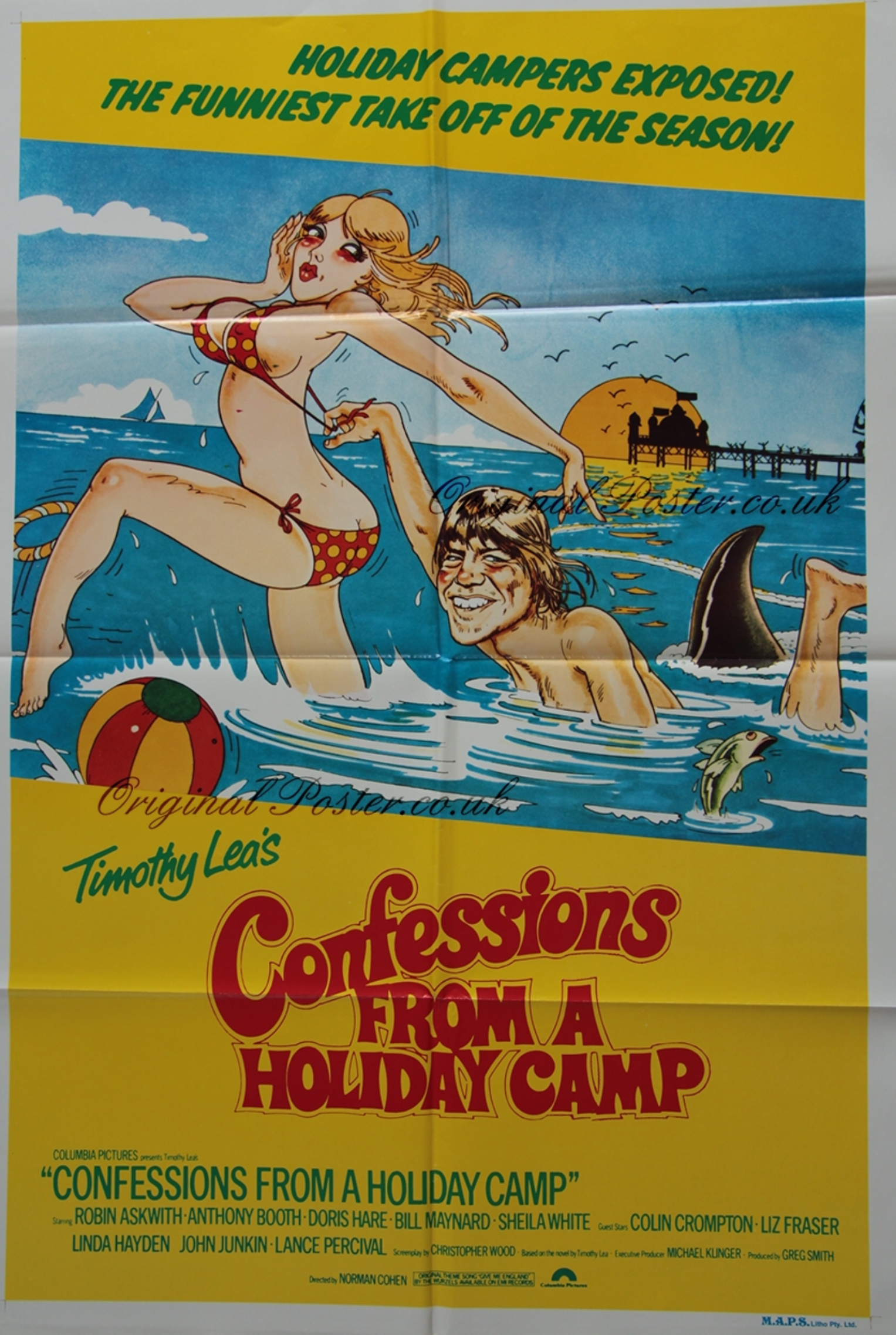 Confessions of a Summer Camp Councillor (1977) starring Robin Askwith on DVD on DVD