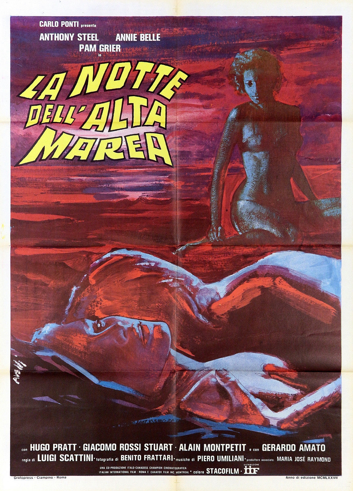 La notte dell'alta marea (1977) starring Anthony Steel on DVD on DVD