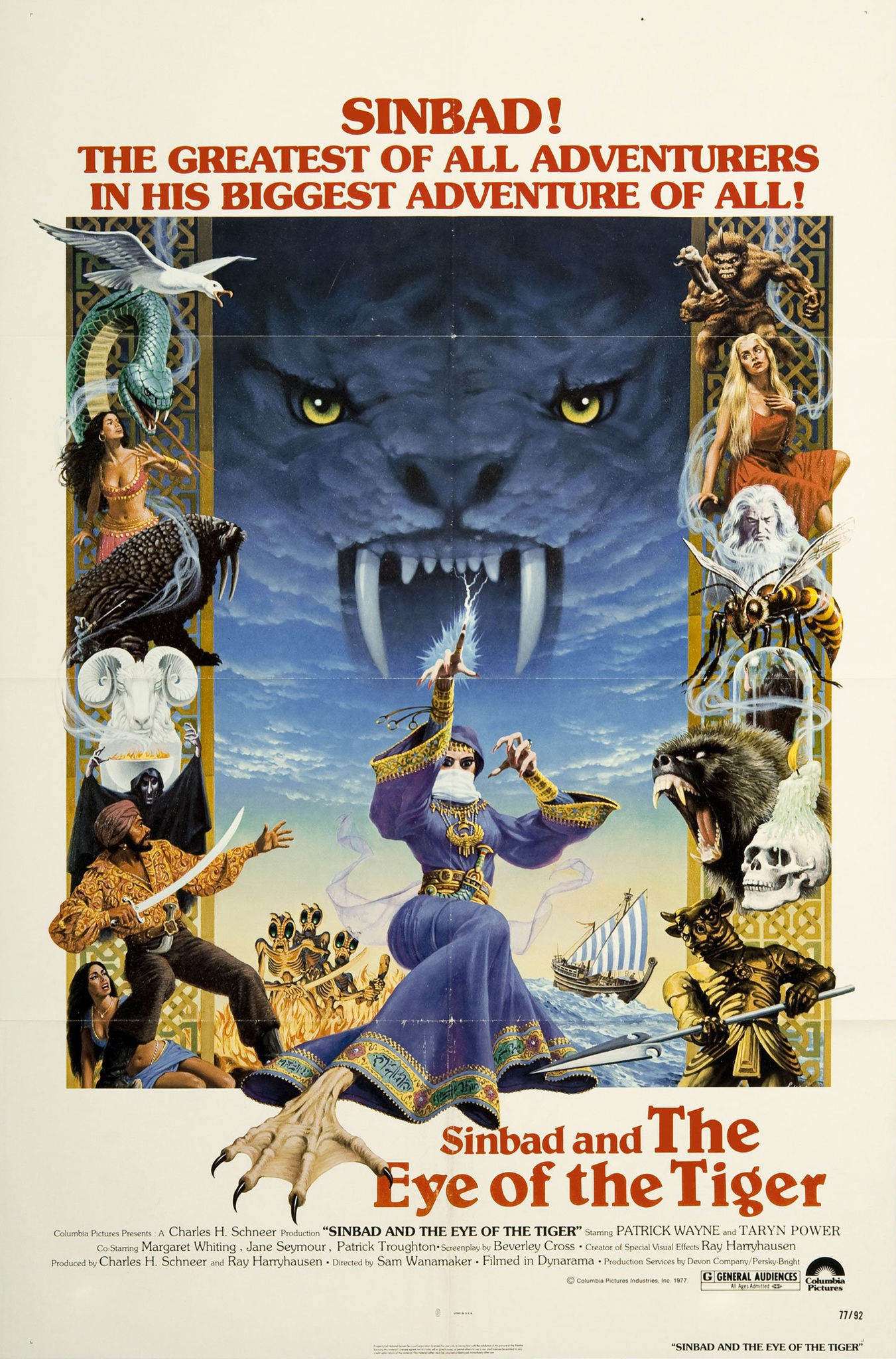 Sinbad and the Eye of the Tiger (1977) with English Subtitles on DVD on DVD