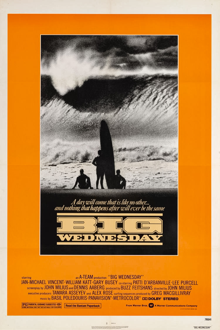 Big Wednesday (1978) starring Jan-Michael Vincent on DVD on DVD