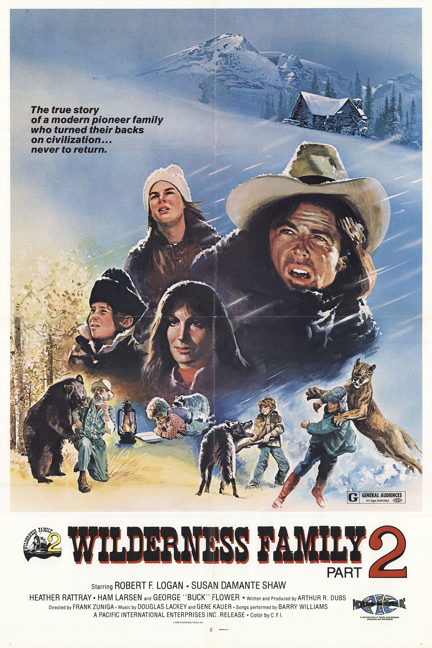 The Further Adventures of the Wilderness Family (1978) starring Robert Logan on DVD on DVD