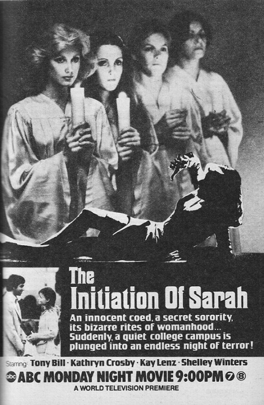 The Initiation of Sarah (1978) starring Kay Lenz on DVD on DVD