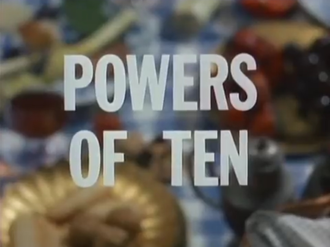 Powers of Ten (1977) starring Philip Morrison on DVD on DVD