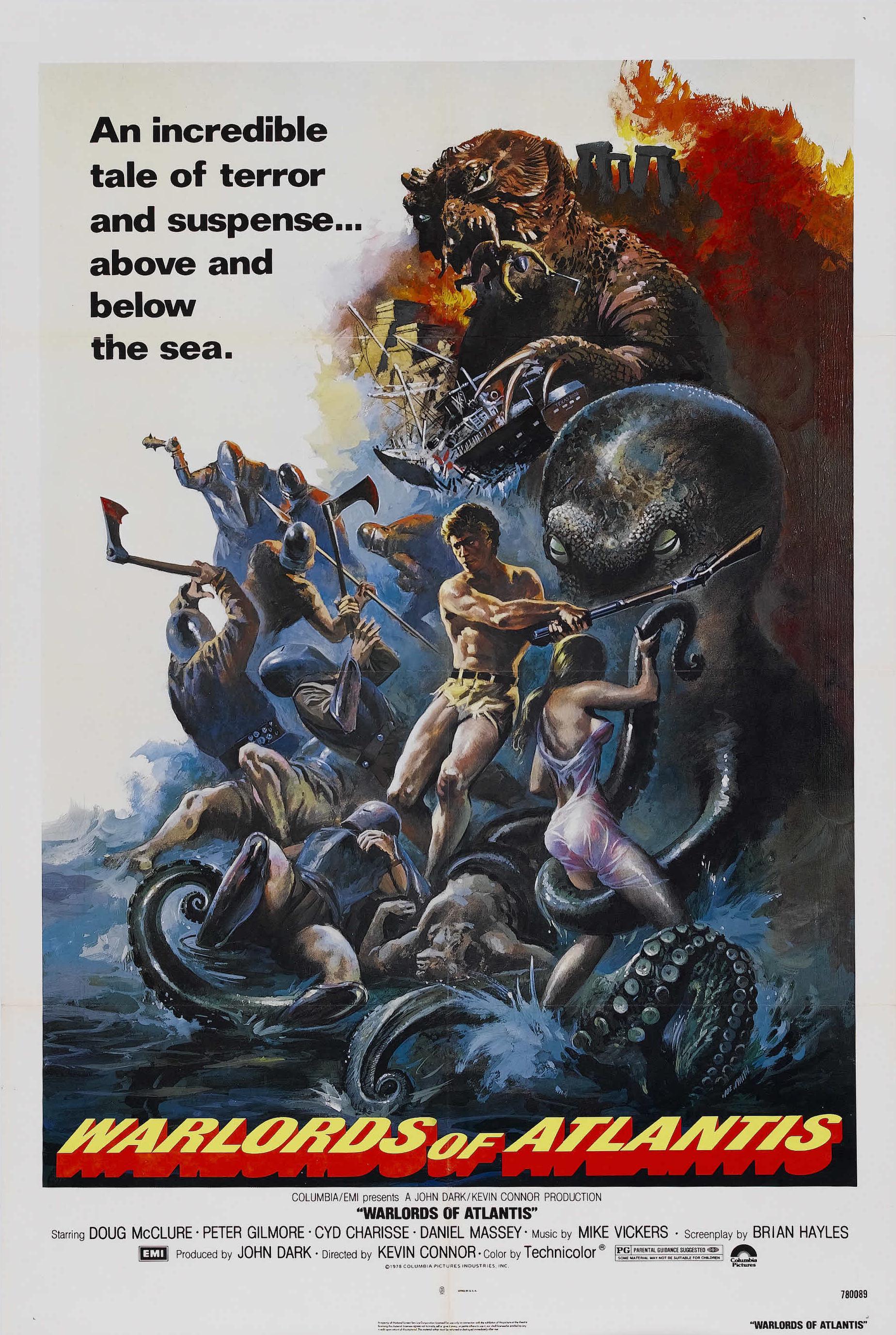 Warlords of the Deep (1978) starring Doug McClure on DVD on DVD