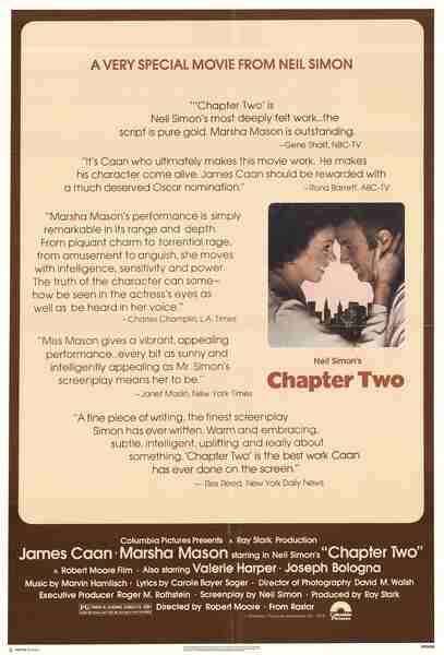 Chapter Two (1979) starring James Caan on DVD on DVD