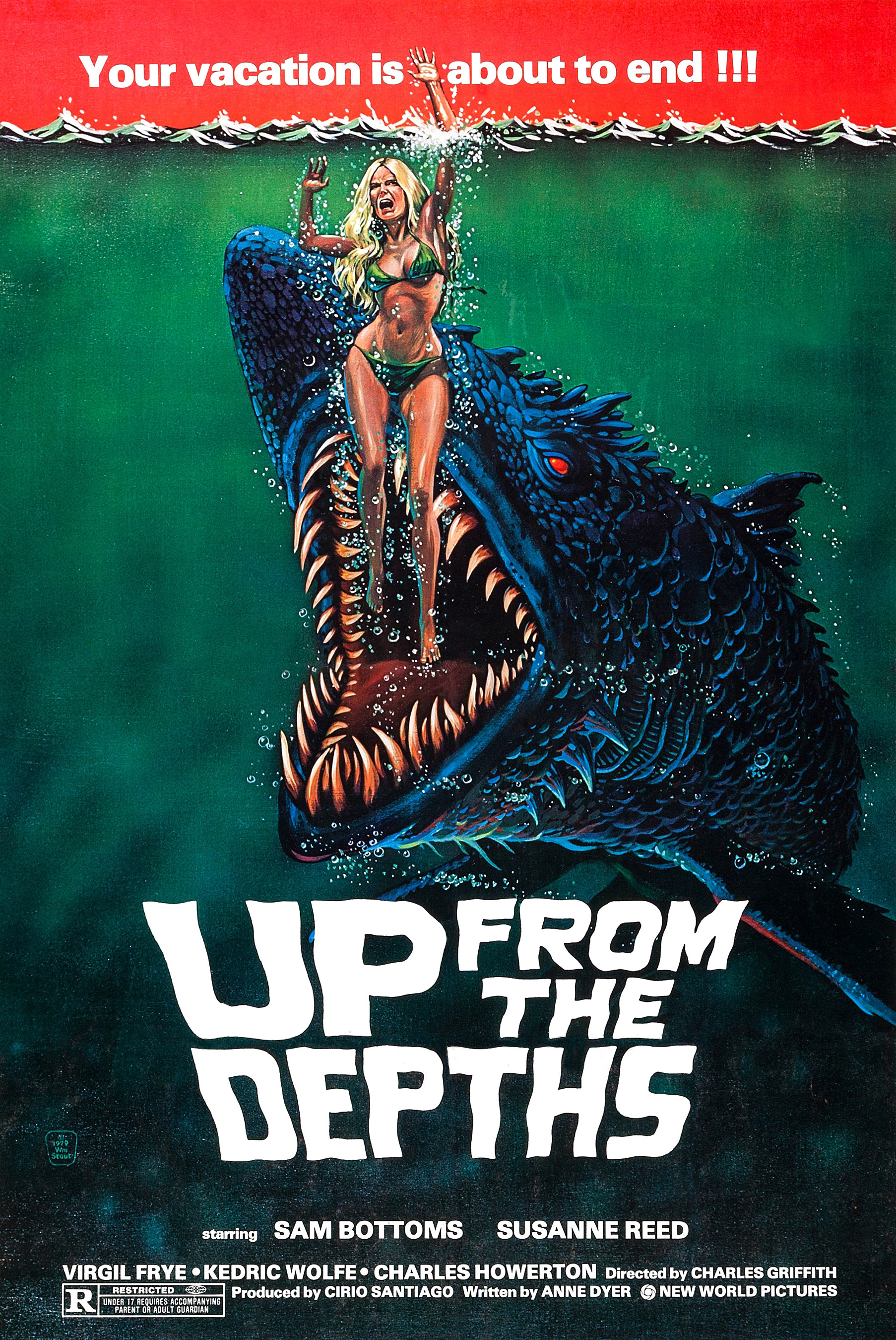 Up from the Depths (1979) starring Sam Bottoms on DVD on DVD