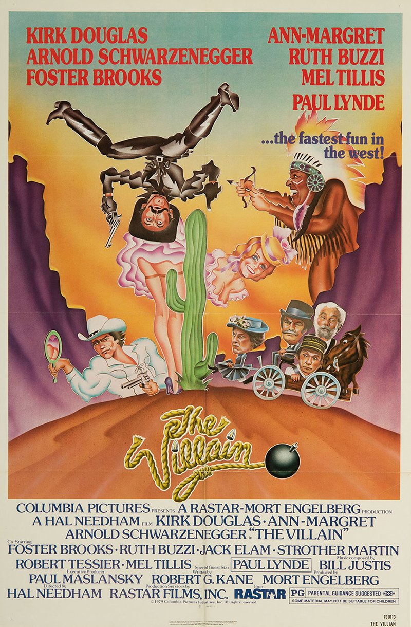 The Villain (1979) starring Kirk Douglas on DVD on DVD