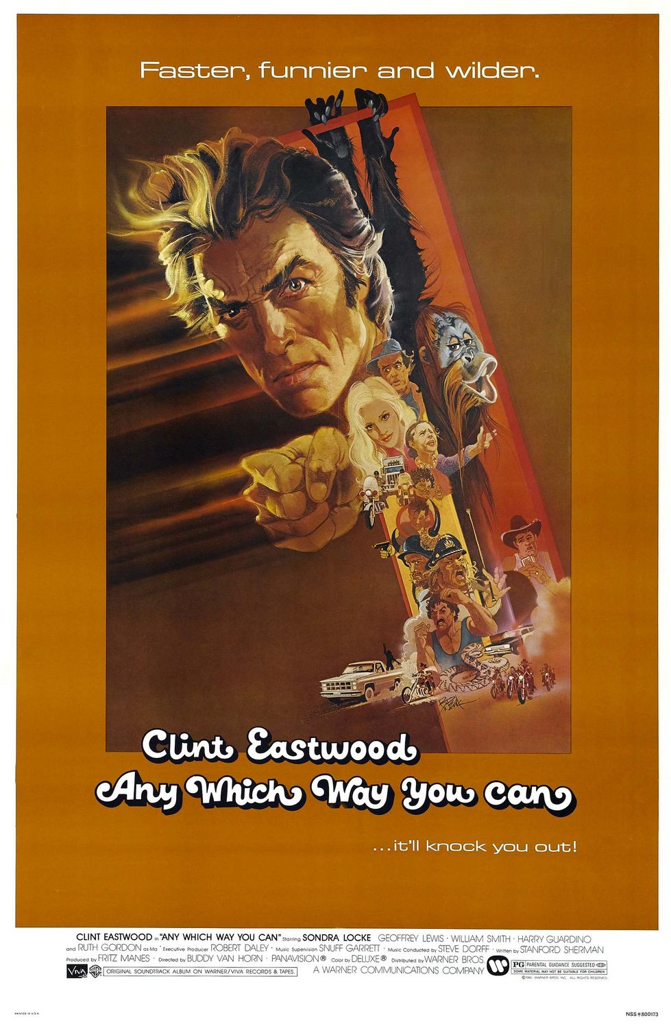 Any Which Way You Can (1980) starring Clint Eastwood on DVD on DVD