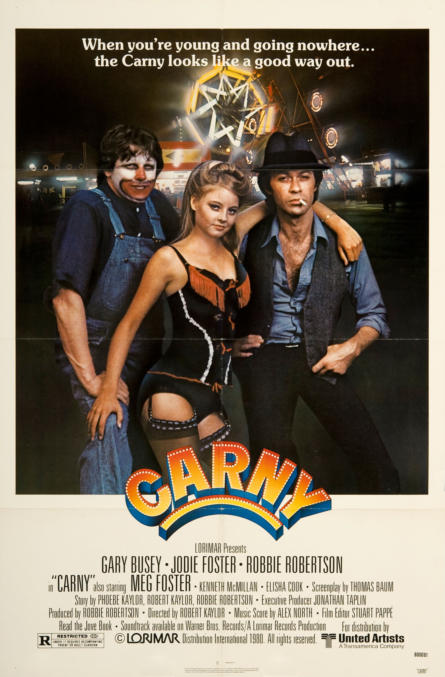 Carny (1980) starring Gary Busey on DVD on DVD
