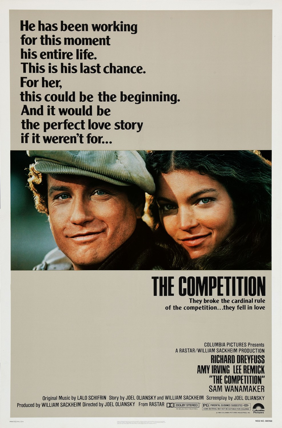 The Competition (1980) starring Richard Dreyfuss on DVD on DVD
