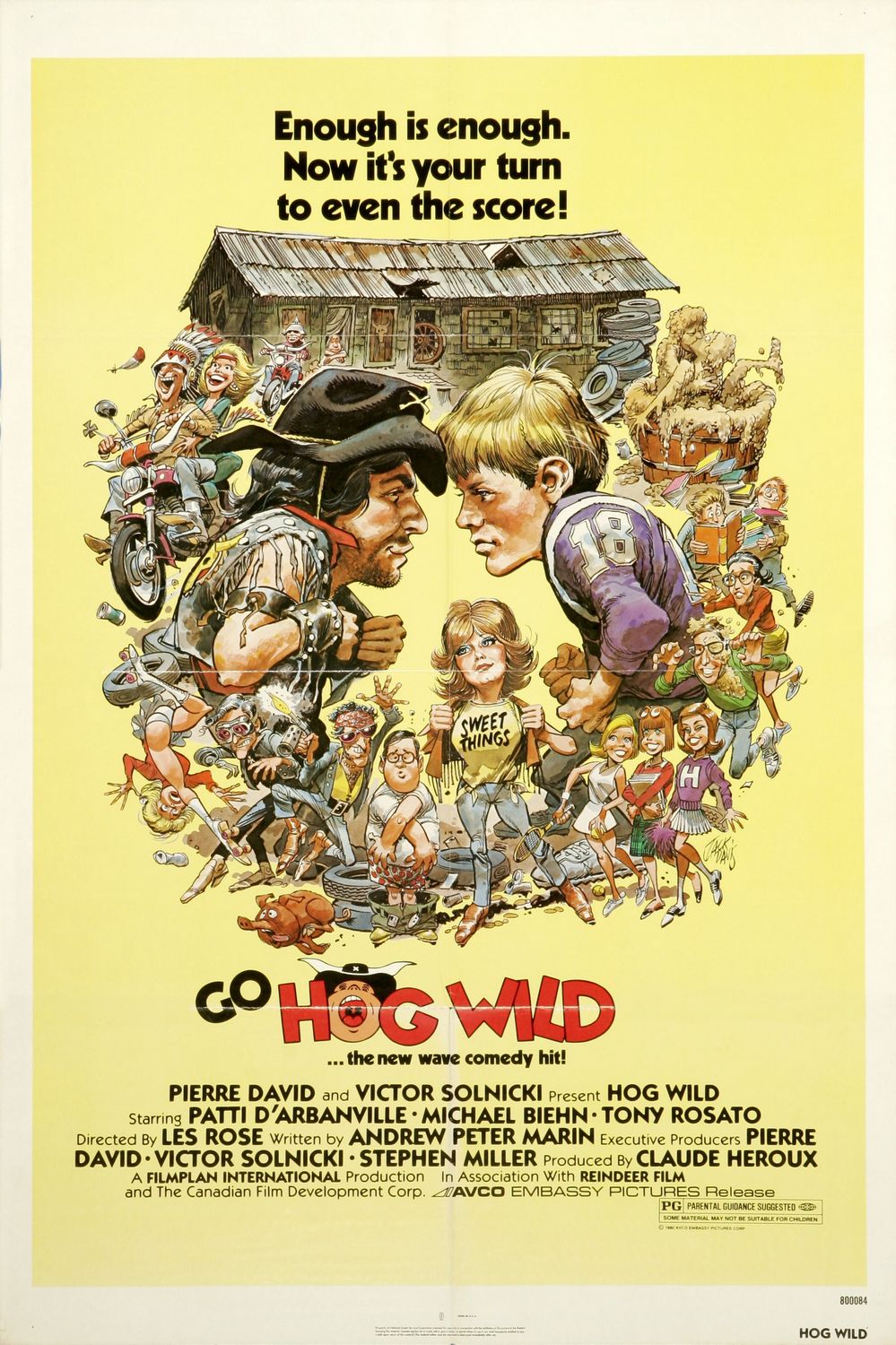 Hog Wild (1980) starring Patti D'Arbanville on DVD on DVD