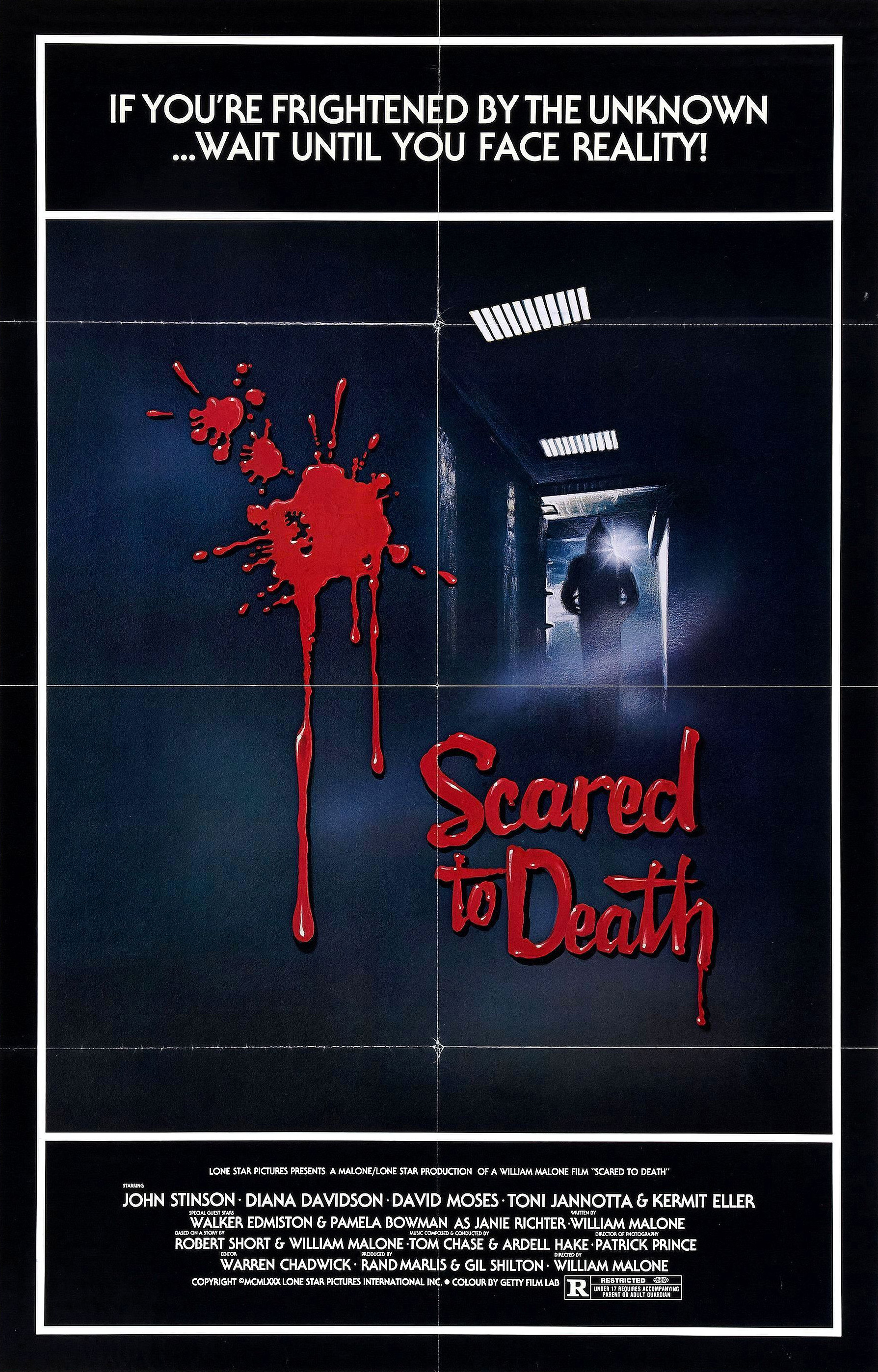 Scared to Death (1980) starring John Stinson on DVD on DVD