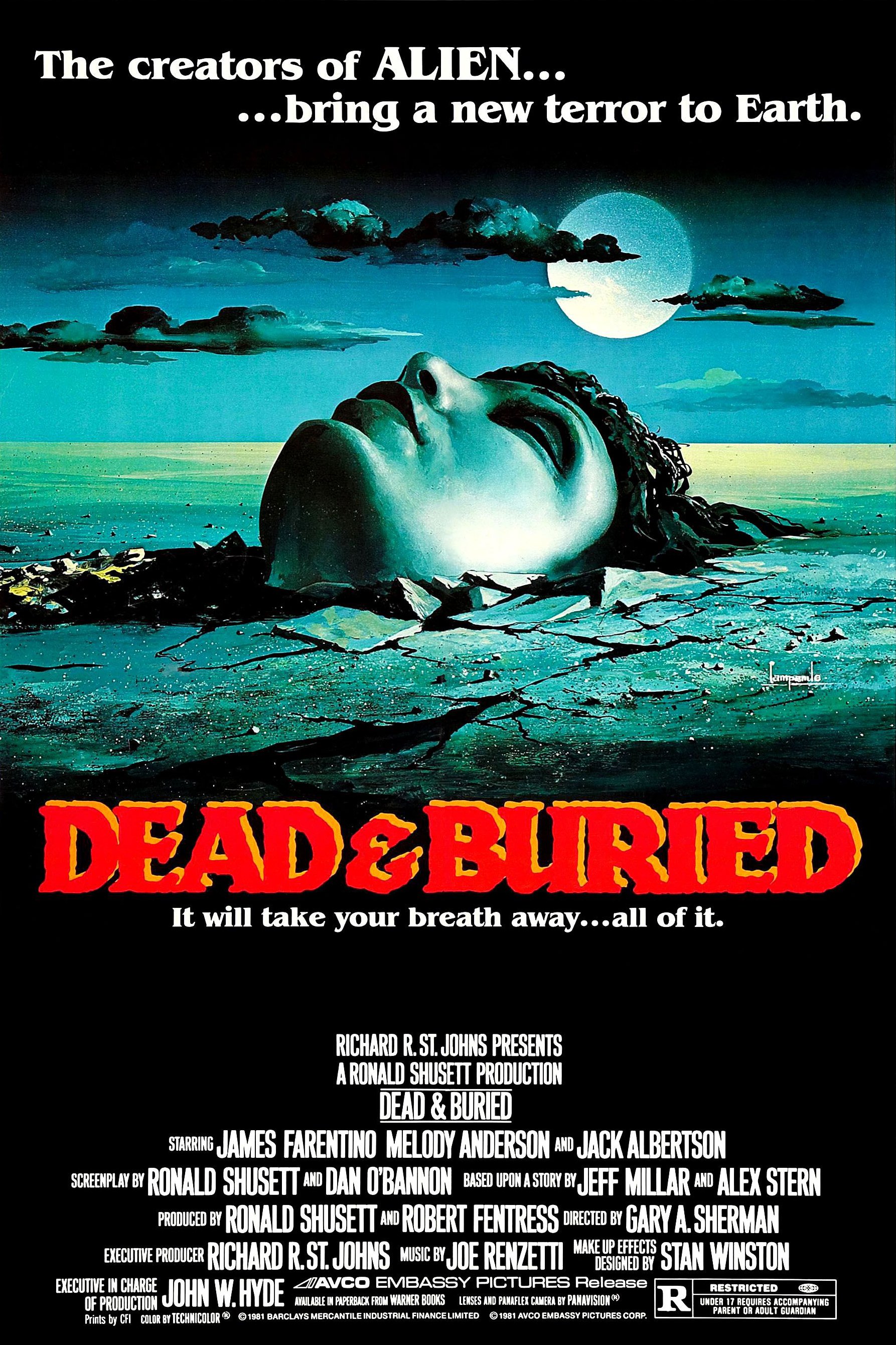 Dead & Buried (1981) starring James Farentino on DVD on DVD