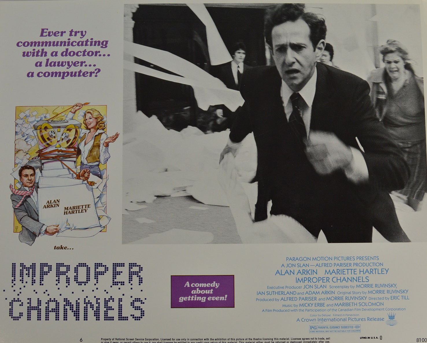 Improper Channels (1981) Screenshot 5 