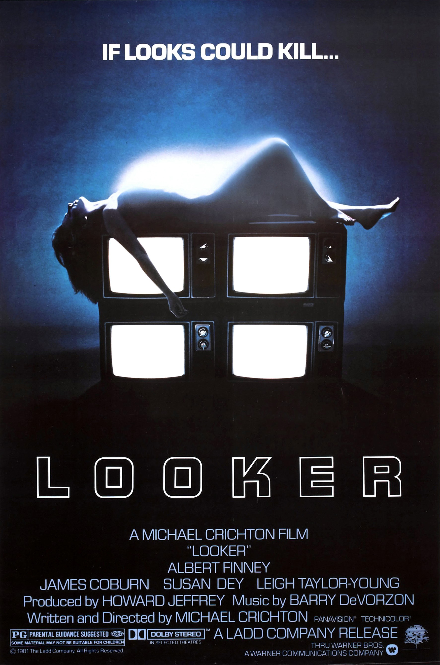 Looker (1981) starring Albert Finney on DVD on DVD