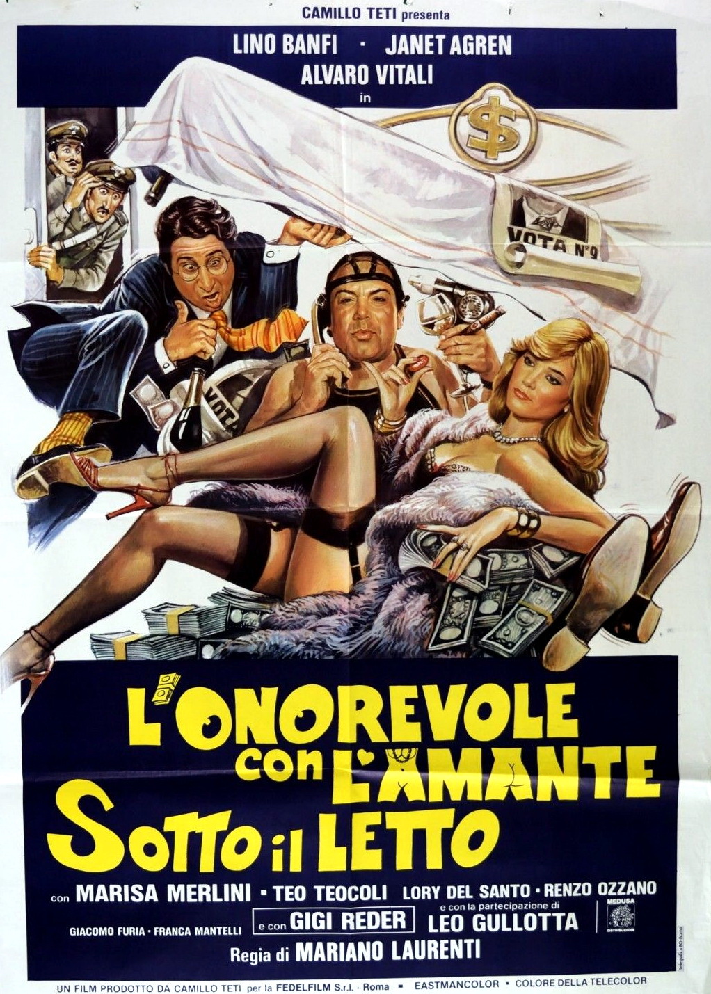 L'onorevole con l'amante sotto il letto (1981) with English Subtitles on DVD on DVD