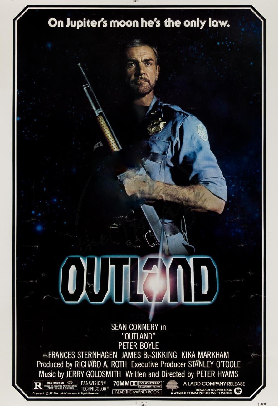 Outland (1981) starring Sean Connery on DVD on DVD