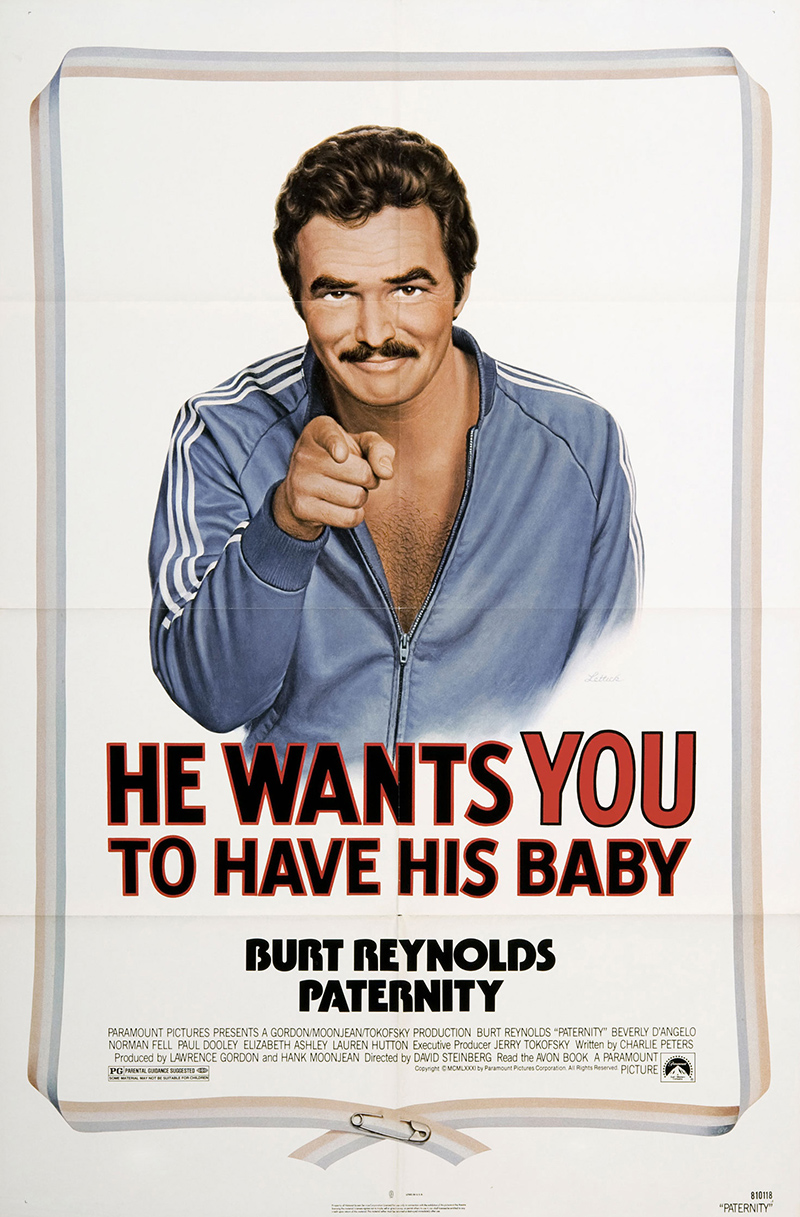 Paternity (1981) starring Burt Reynolds on DVD on DVD