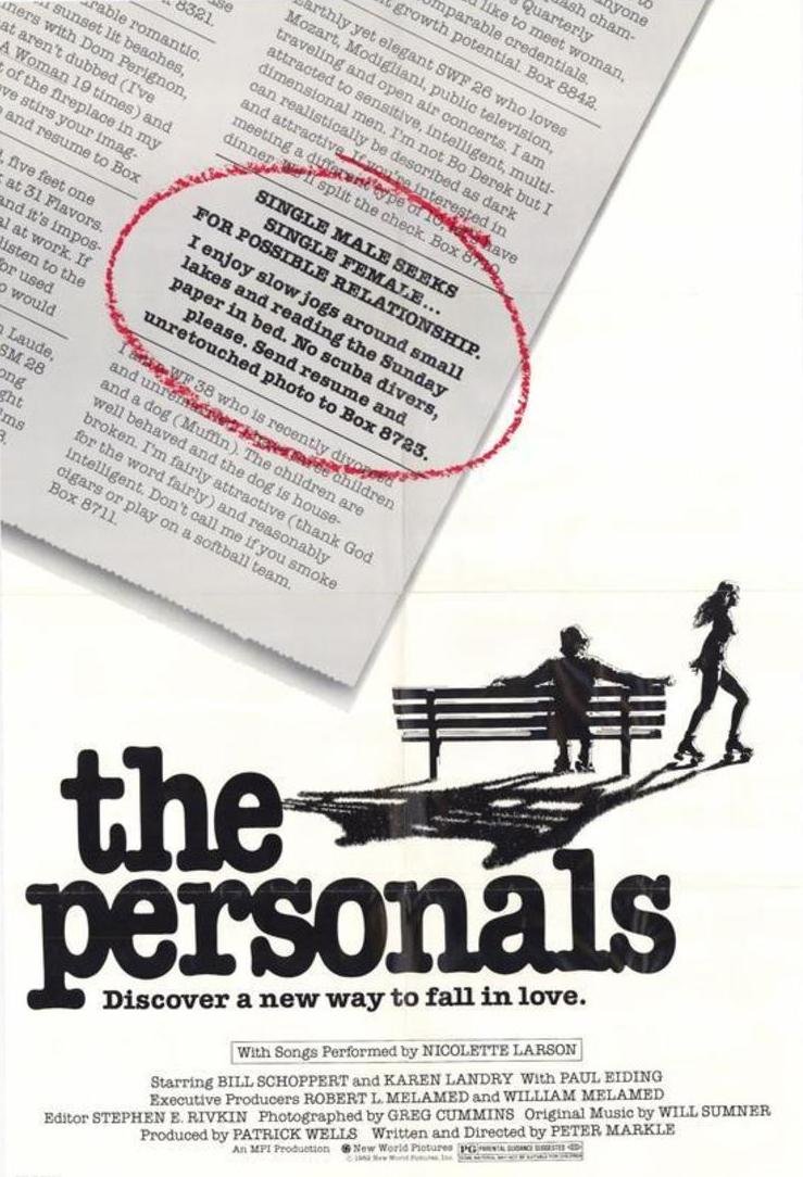The Personals (1982) starring Bill Schoppert on DVD on DVD