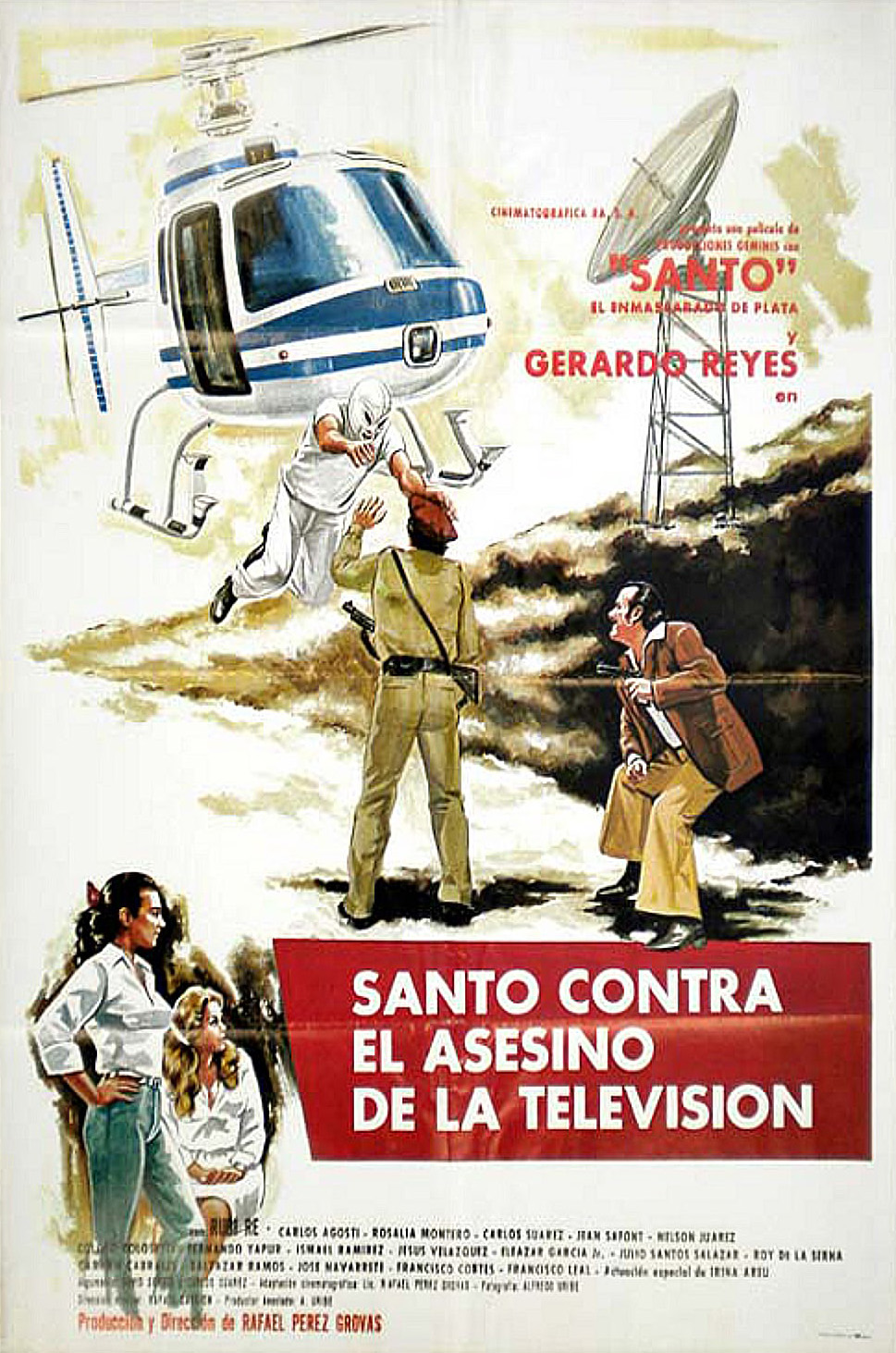 Santo contra el asesino de la T.V. (1981) with English Subtitles on DVD on DVD