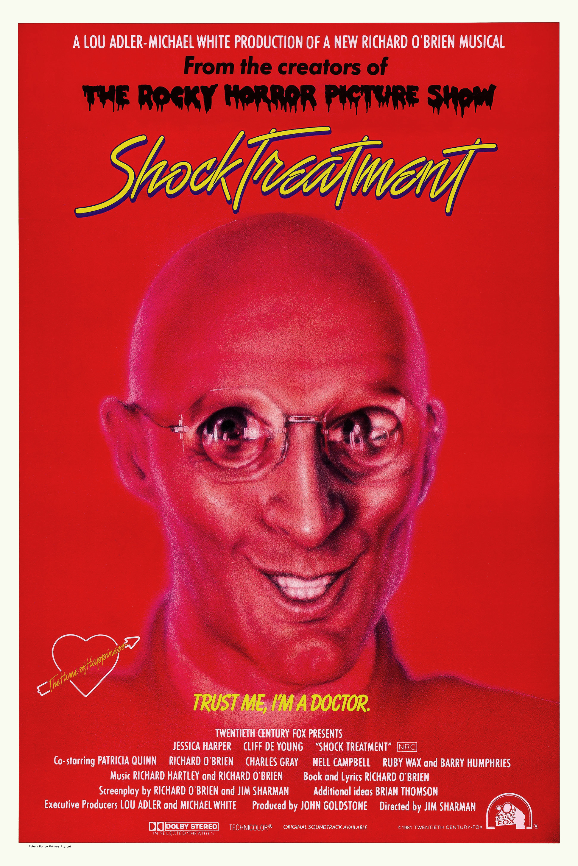 Shock Treatment (1981) starring Jessica Harper on DVD on DVD
