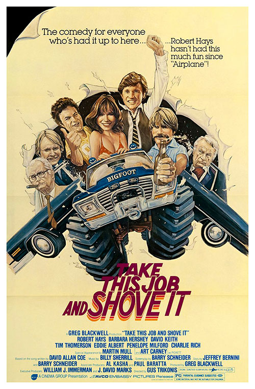 Take This Job and Shove It (1981) starring Robert Hays on DVD on DVD