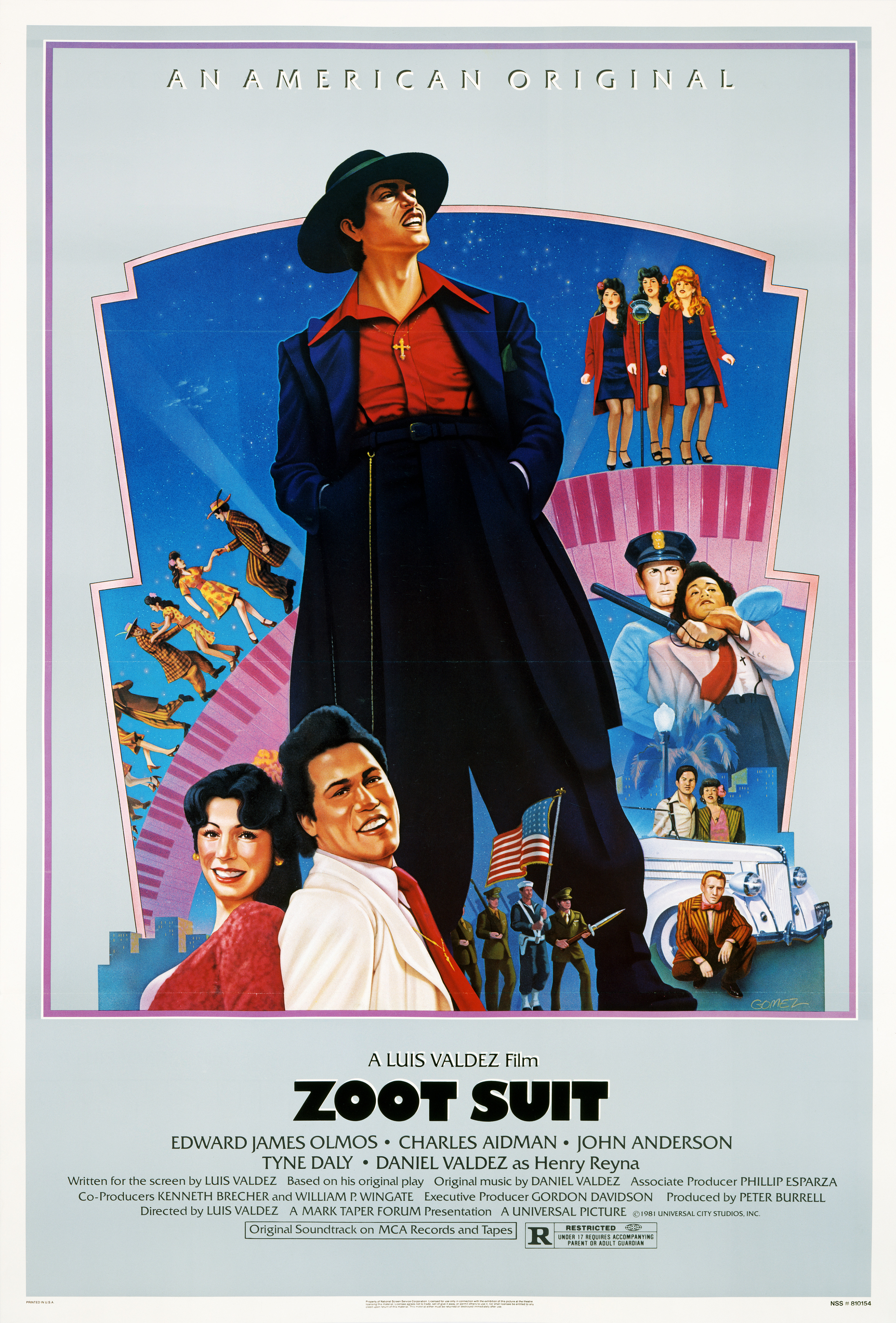 Zoot Suit (1981) starring Daniel Valdez on DVD on DVD