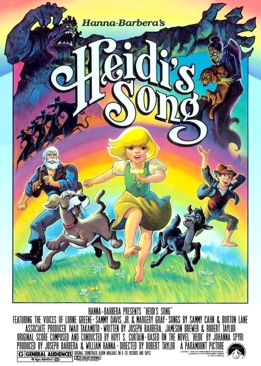 Heidi's Song (1982) starring Lorne Greene on DVD on DVD